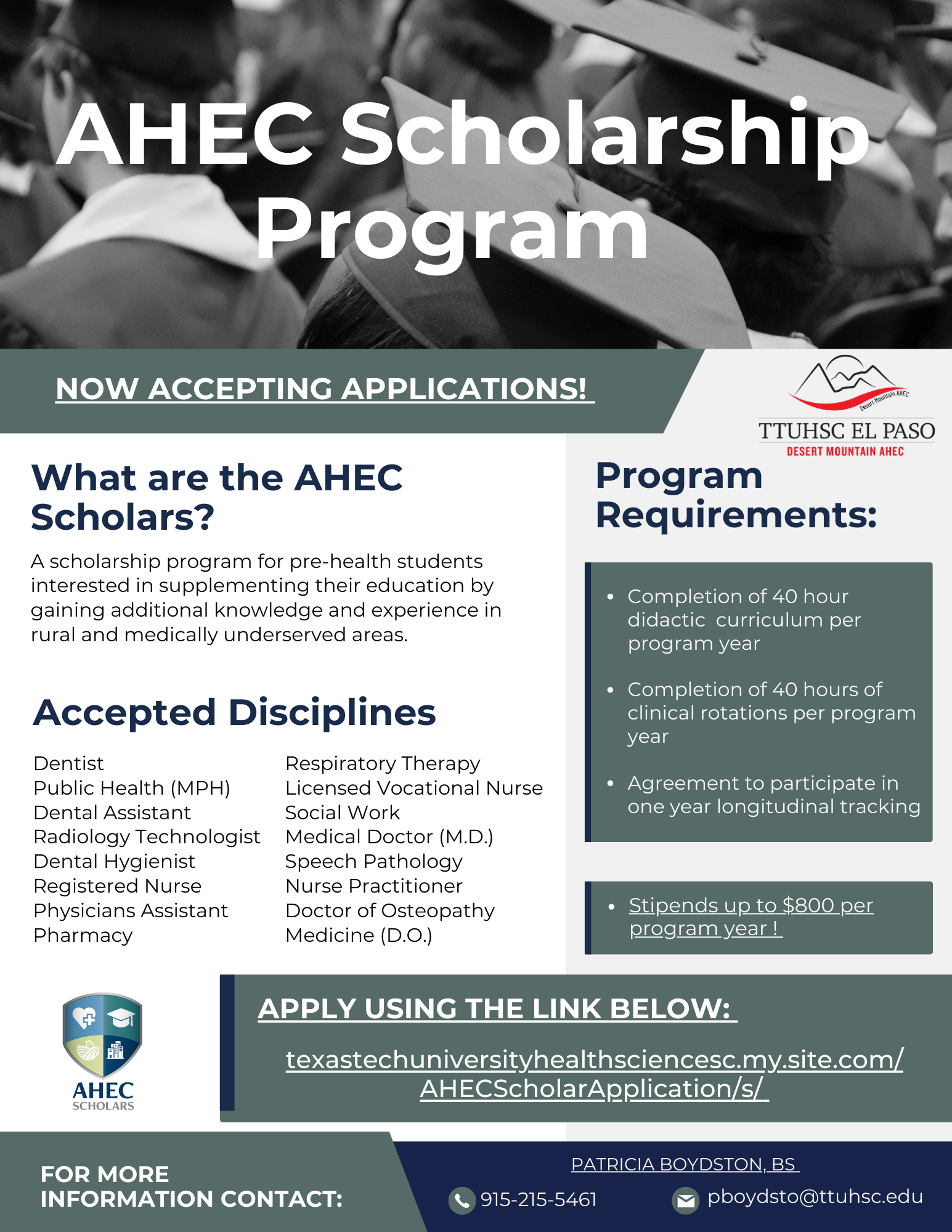 AHEC Scholars Flyer